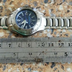 Citizen Eco-Drive Analog Quartz Ladies Great Barrier Reef Air Dive PMA56-2831 Citizen Promaster Marine 200m Diver PMA56-2831 Solar Watch  main image 2