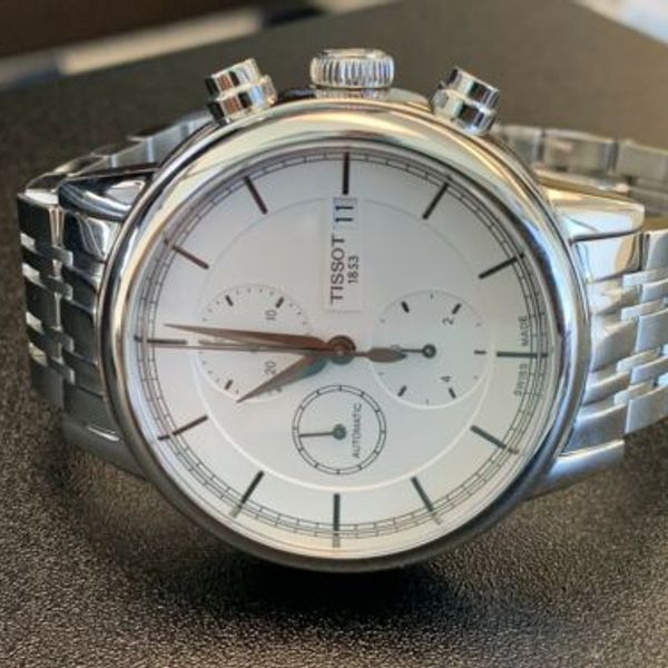 Tissot T0854271101100 Orologio Uomo, argento, Bracciale