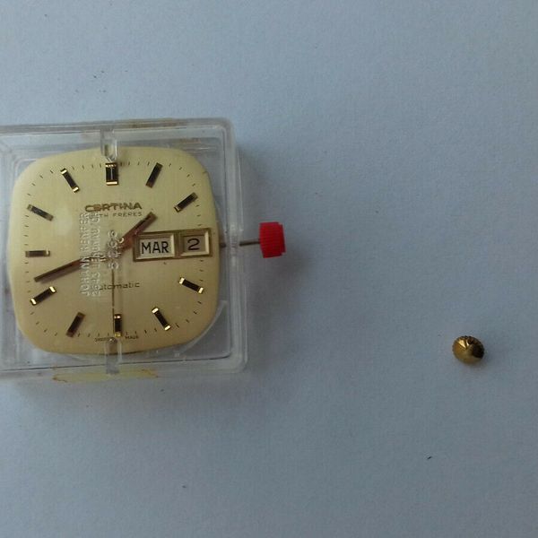 3 Vis De Cadran Pour Montre Certina 25-652 - Neuves Sans étiquette, Pièces Détachées D'origine