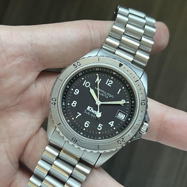 希少　Hamilton　Khaki　Sub660 Hamilton Khaki Sub660 Watch Rare Authentic Used | eBay