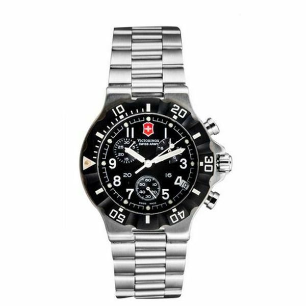 Men's Victorinox Swiss Army Summit XLT Chronograph Stainless Steel ...