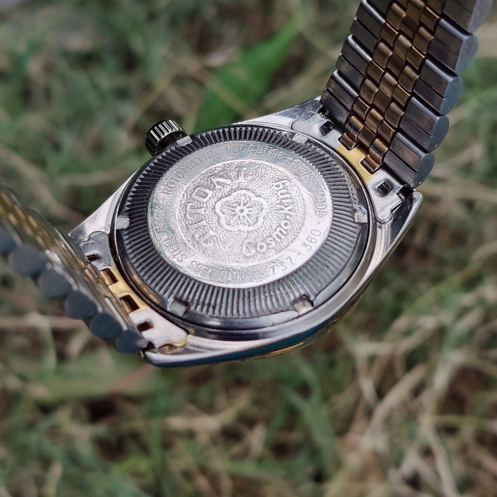 Vintage Titoni Cosmo King President Automatic 737-360 ''Black Dial