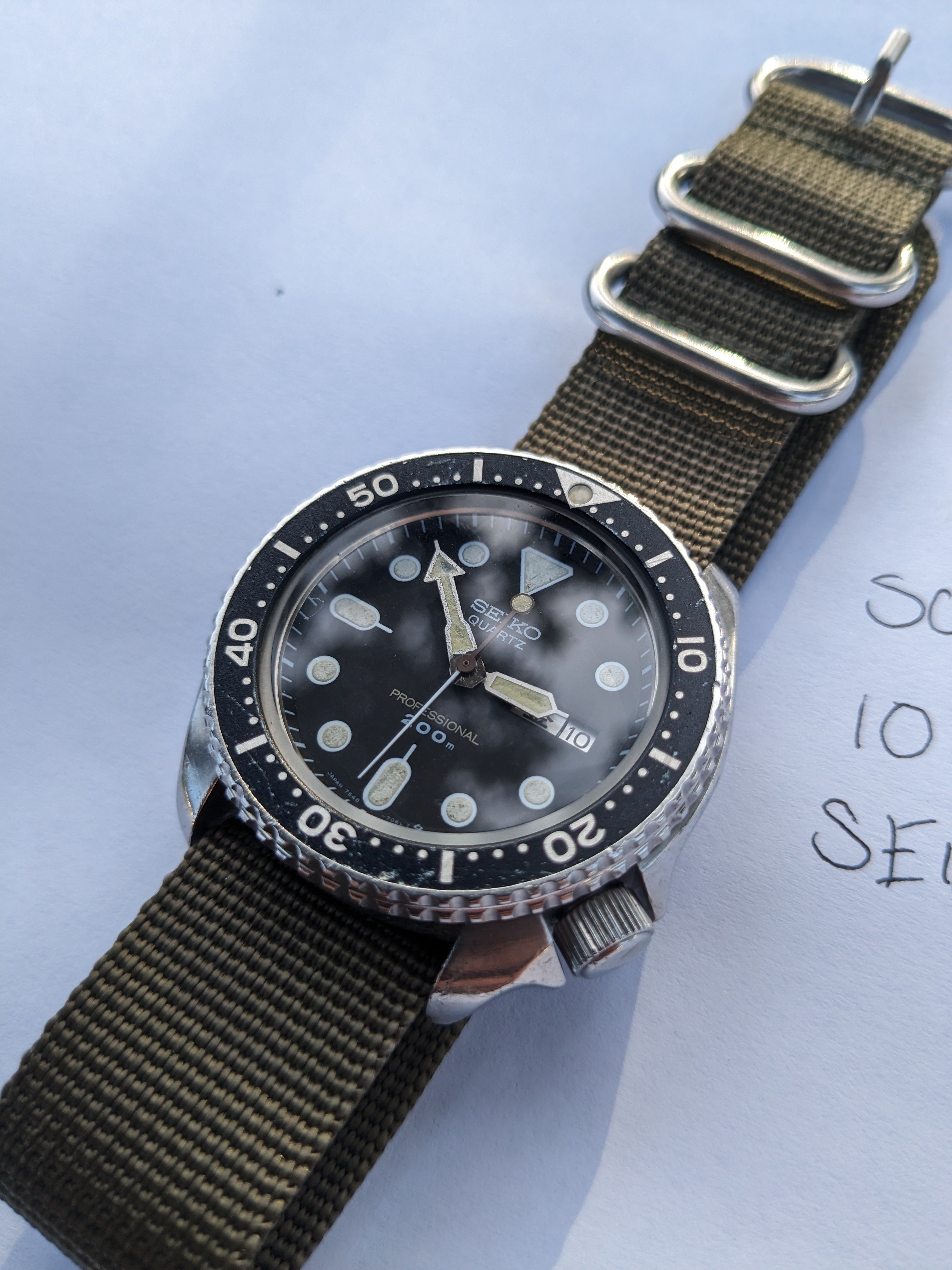 Seiko 7548-7010 Quartz Diver 200M w/GL831 Strap | WatchCharts