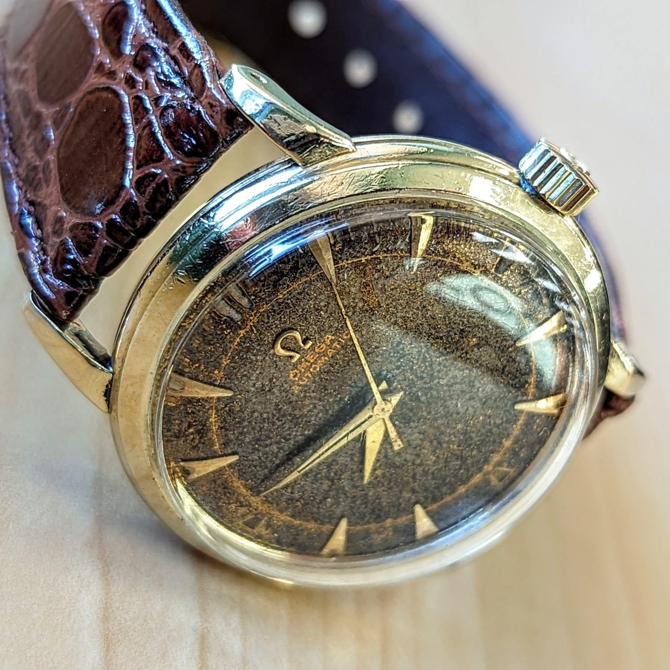 WTS] 1952 OMEGA Automatic Wristwatch 14K SOLID GOLD Ref. G6525