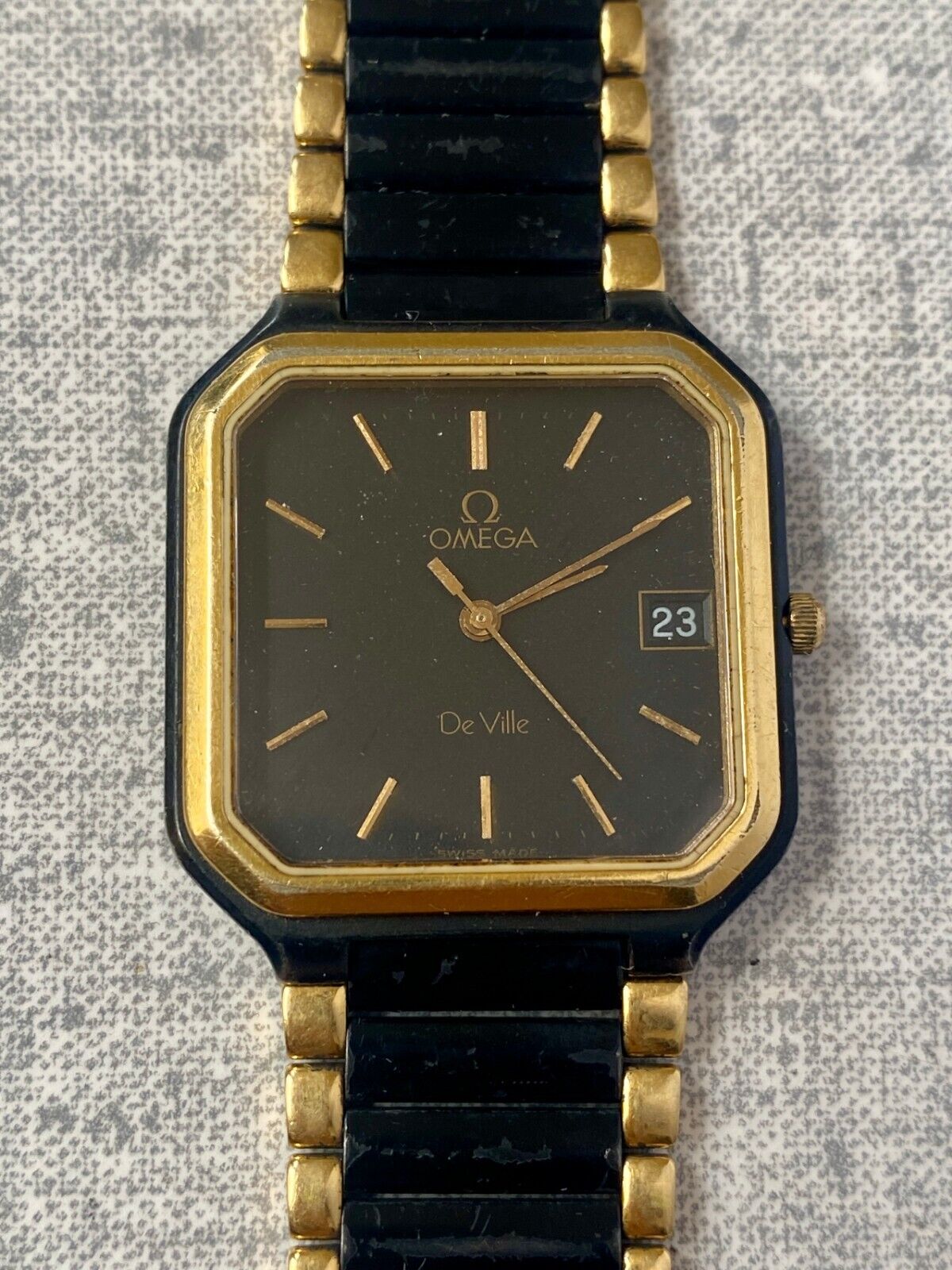 OMEGA De Ville Quartz Cal 1430 Watch Vintage Ref 396 0949 6 OMEGA De Ville Quartz Cal 1430 Watch Vintage Ref 396 0949 6