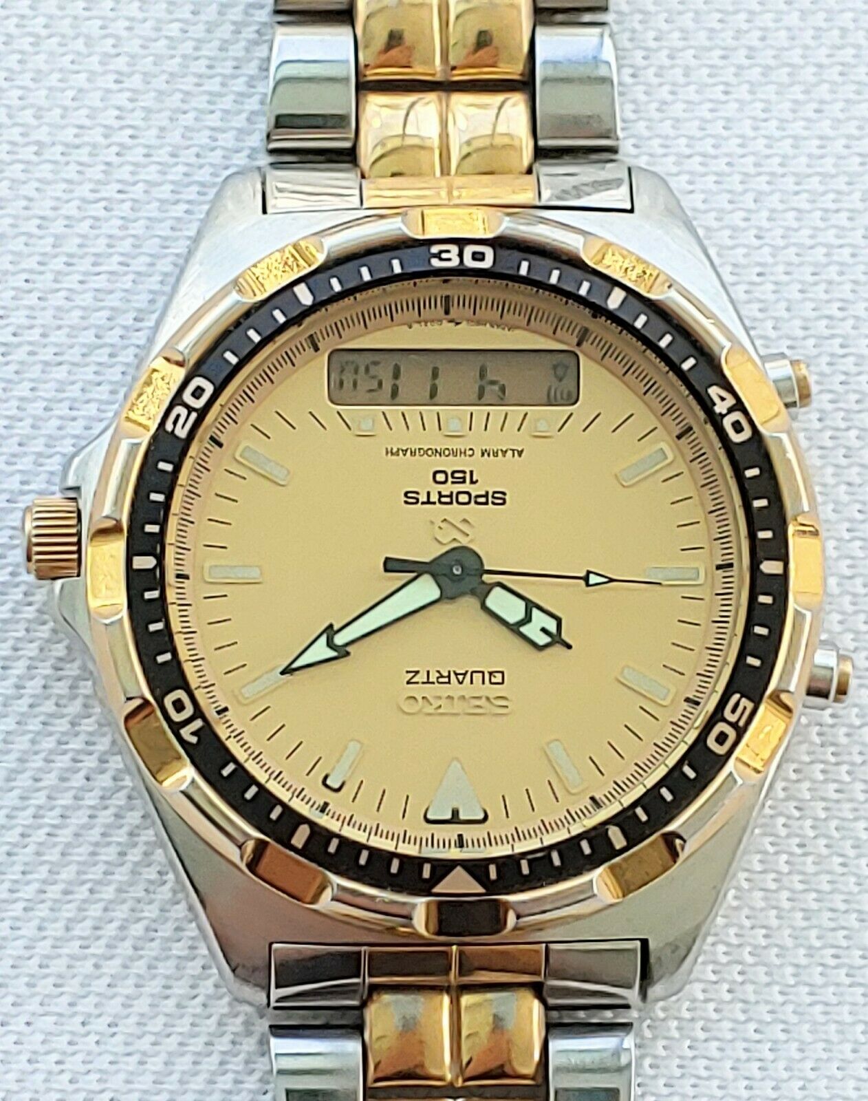 SEIKO H601-0029 SQ Sports 150 Men's Watch Jan 1990