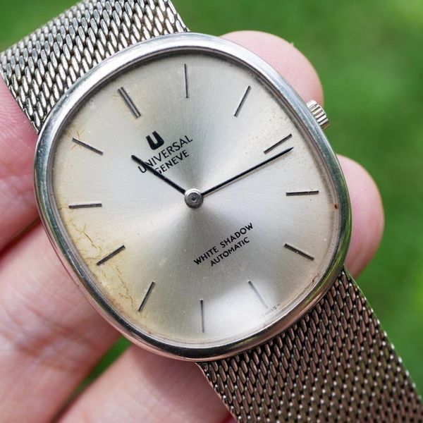 Universal Geneve White Shadow Automatic Ultra Thin 866104 WatchCharts