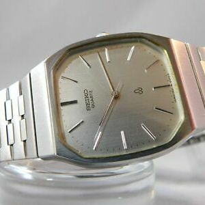 GOOD!! SEIKO 2621-5180 SILVER MEN'S VINTAGE WATCH JAPAN-A QUARTZ