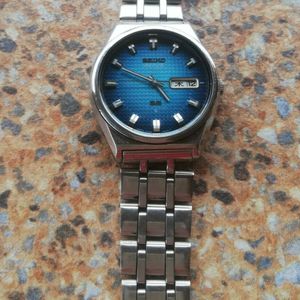 Seiko 5 Actus SS 21 Jewels Auto 6306 8030 Kanji Day February 1976