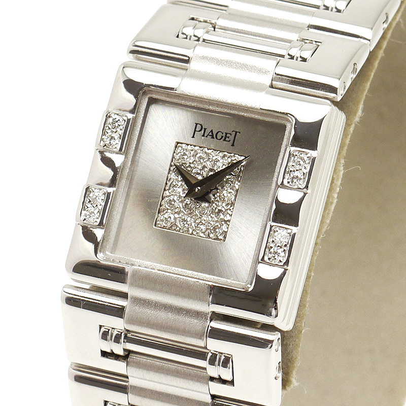 Used Piaget PIAGET Dancer Square Ladies Quartz 750WG Diamond