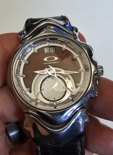 Oakley Jury Watch with Brown Dial, Sapphire Crystal - Leather