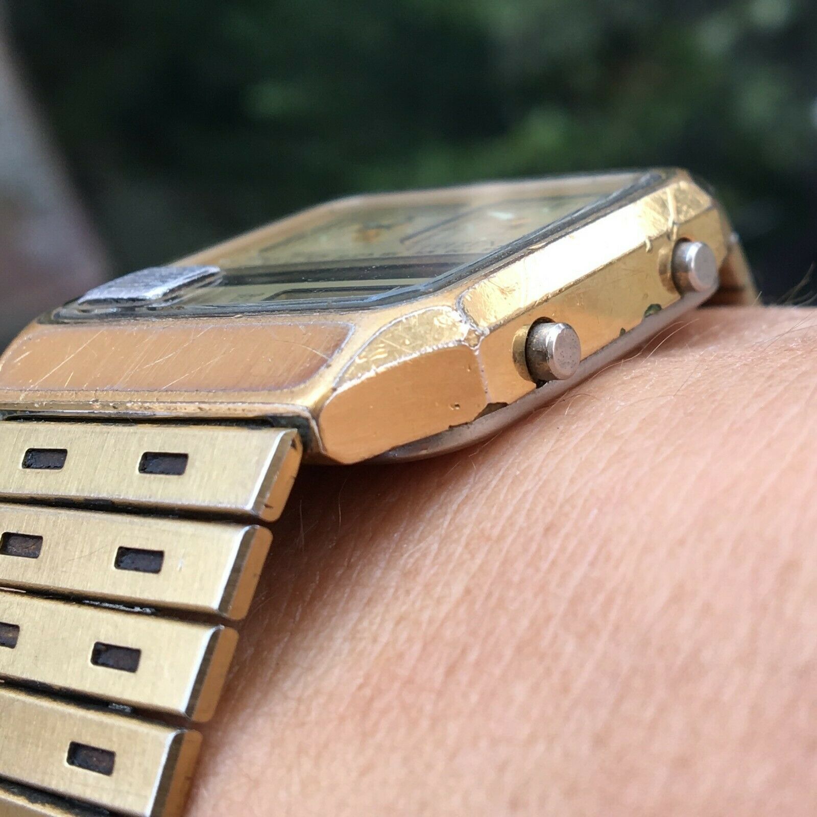 VINTAGE CITIZEN ANA-DIGI 8980 30-5049 ANALOG DIGITAL WATCH RARE