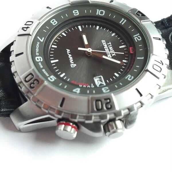 Timex Expedition turnnpull Easy Set Alarm Analog NEW battery