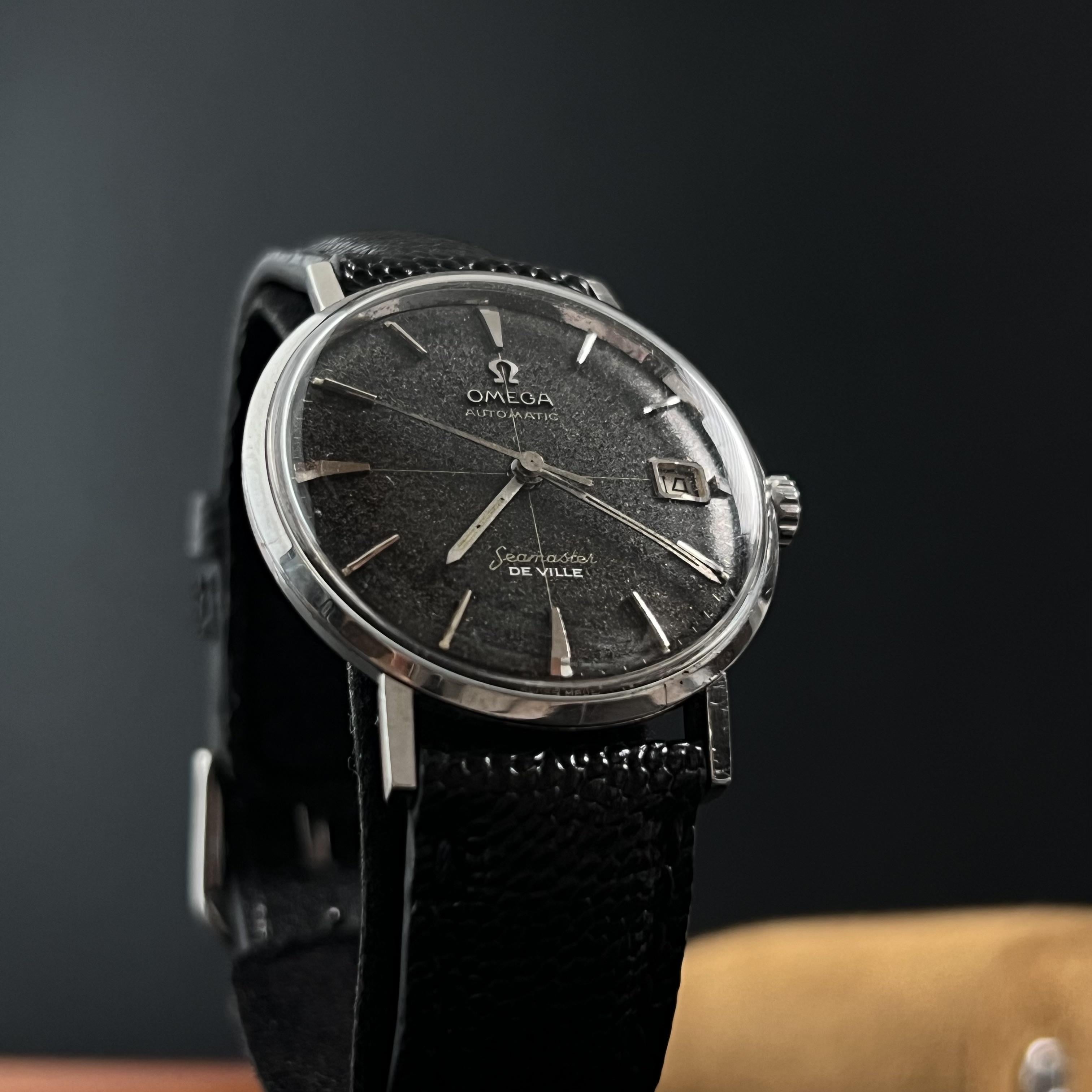 WTS REDUCED Original Don Draper Omega Seamaster Deville black cross hair dial Freshly serviced 1950 WatchCharts