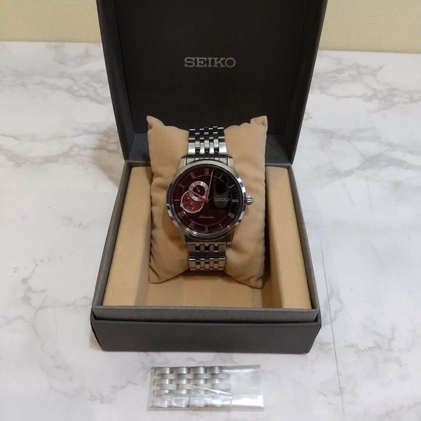 Seiko Presage SARY063 Black Dial Automatic Movement 4R39 24 Jewels