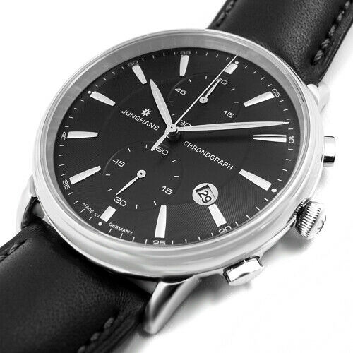 JUNGHANS DIPLOMAT CHRONOSCOPE CHRONOGRAPH SAPPHIRE DATE UHR MADE