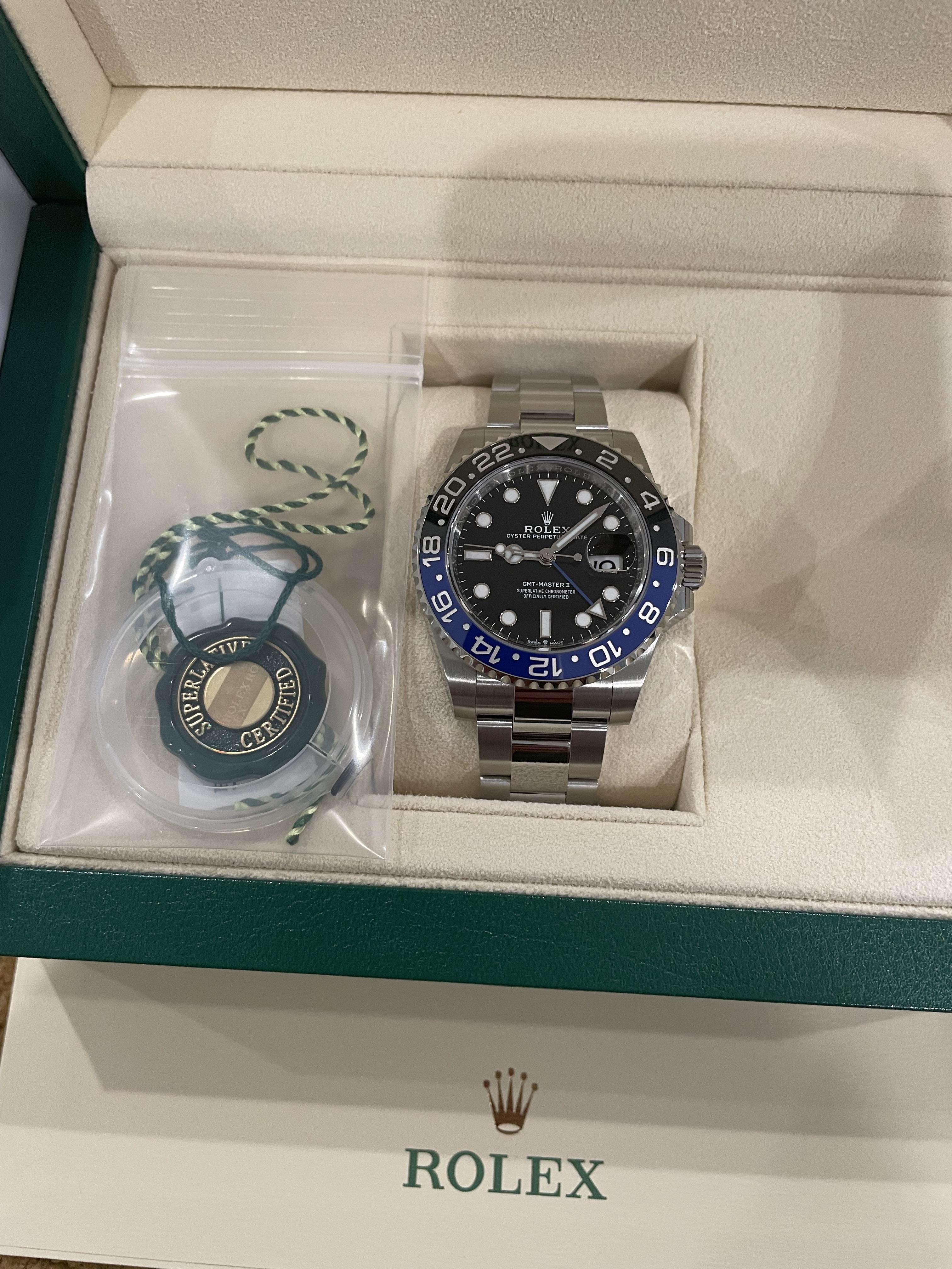 wts Brand New 2023 Rolex GMT II Batman 16.5k near Milwaukee