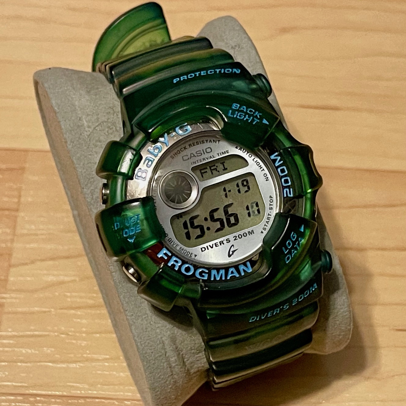 WTS] Casio G-Shock Baby-G Frogman Aqua Blue Green Custom Jelly