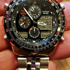 Citizen Navihawk GN-4-S C300 World Time Chronograph Men's Watch