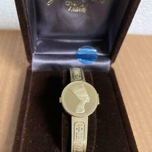 Seiko Golden Nefertiti 22K Gold Finish Coin Watch | WatchCharts
