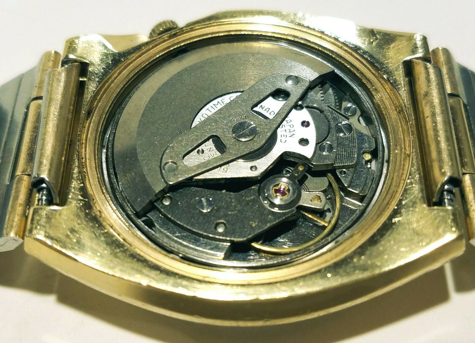 Men's Vintage Seiko DX 17J Prism Crystal SGP Watch 6106-7729
