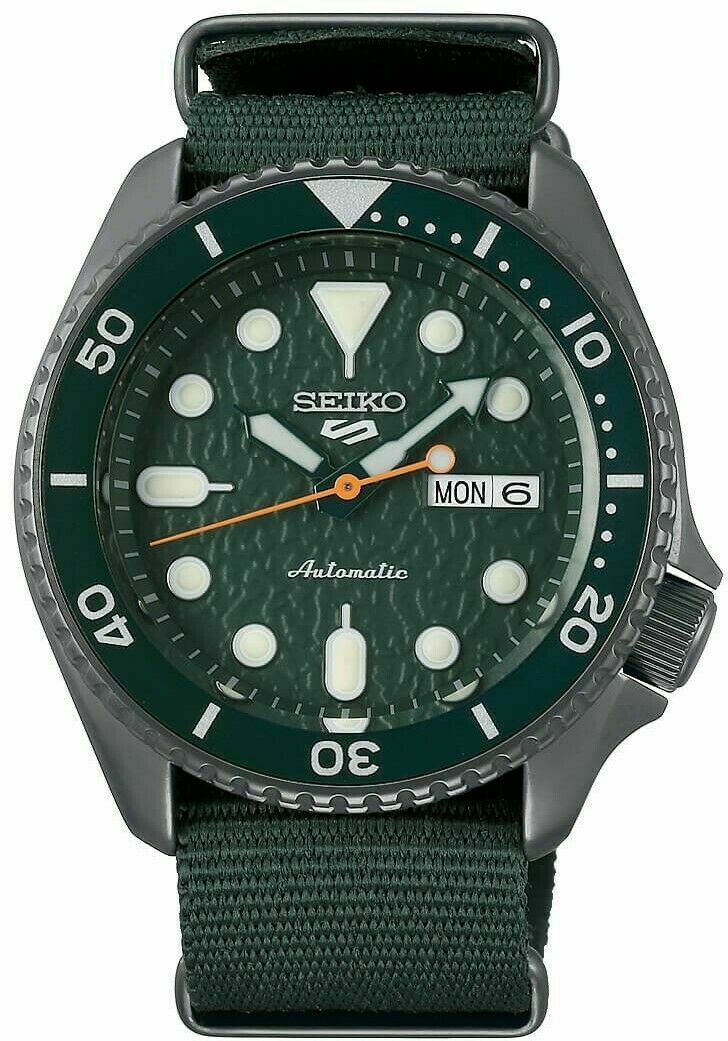 seiko green face automatic