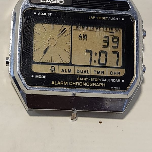 Vintage CASIO 118 AX-250 JAPAN 80â s LCD Digital Watch 046791 ( Works ...