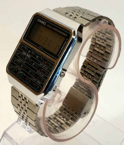 RARE Vintage 1984 Casio CA-501 Digital Calculator Watch Made in