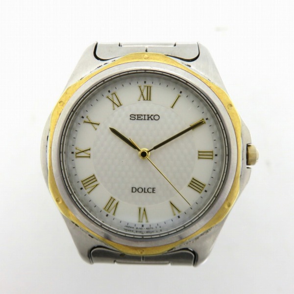 SEIKO セイコー  DOLCE　8J41-6050 Seiko Dolce 8J41-6050 quartz watch wristwatch men's free