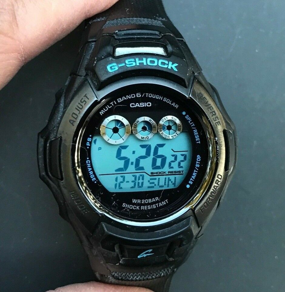 CASIO G-Shock GWM-500BA-1CR (3405) Tough Solar Power Multi Band 6