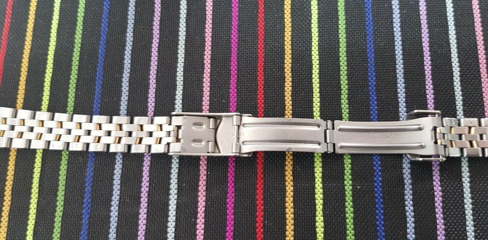 TAG HEUER VINTAGE LADIES TWO TONE S S BRACELET REF.615 410 15 mm