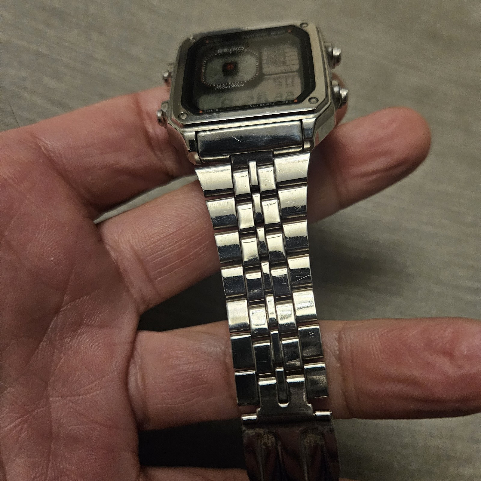 Vintage Seiko G757 5010 Sikver Wave Watch | WatchCharts