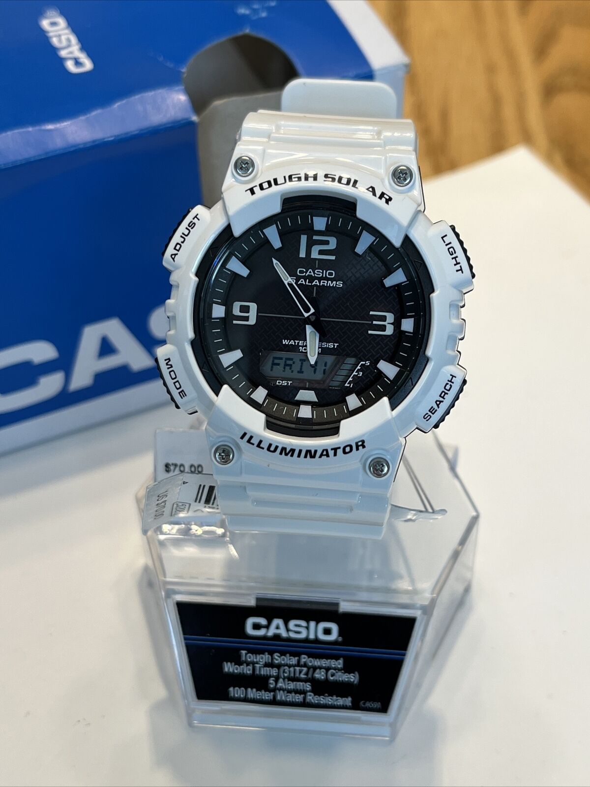 Casio solar best sale sport combination watch