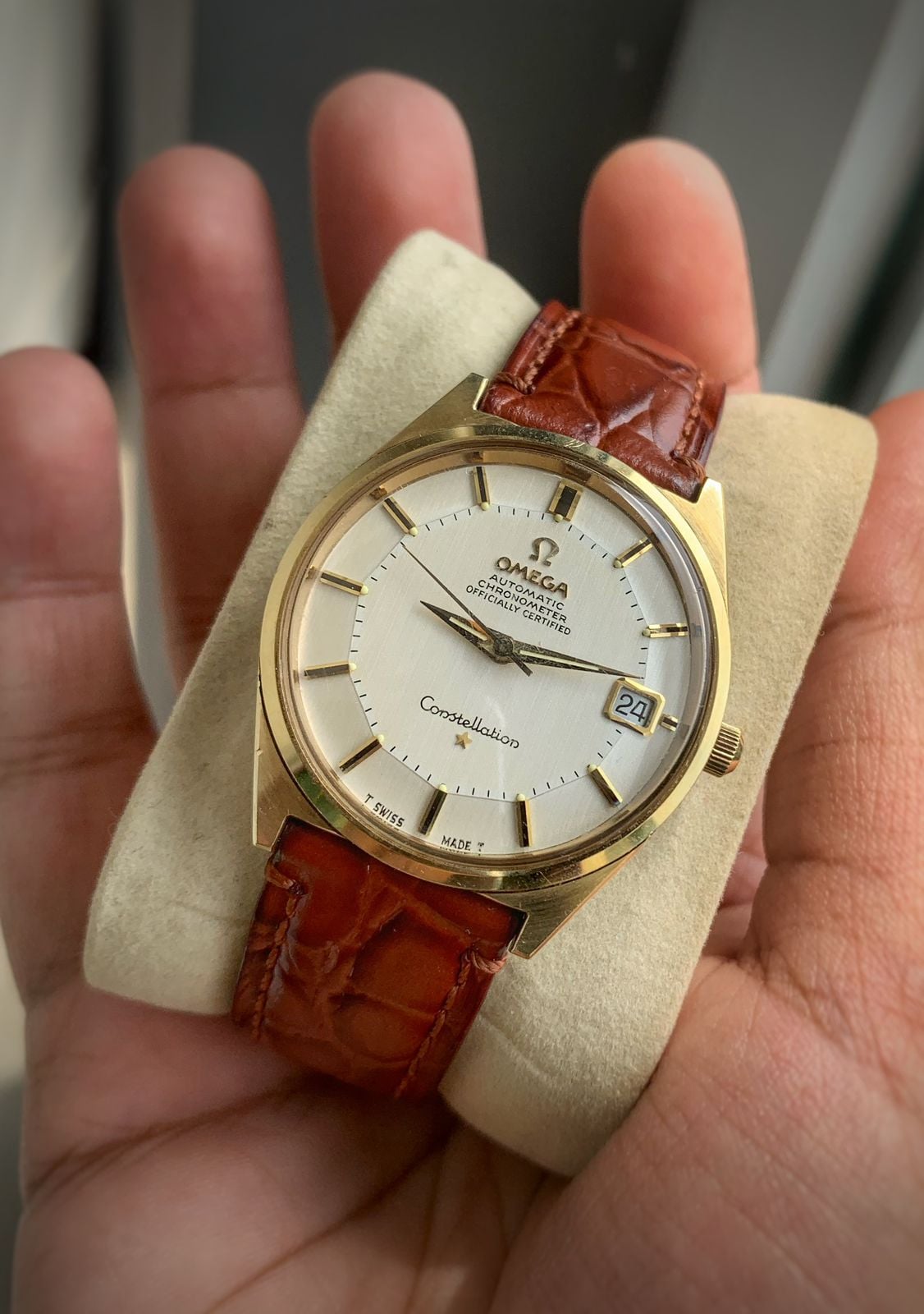 WTS Omega Constellation Pie pan Steel Gold 168.025 WatchCharts