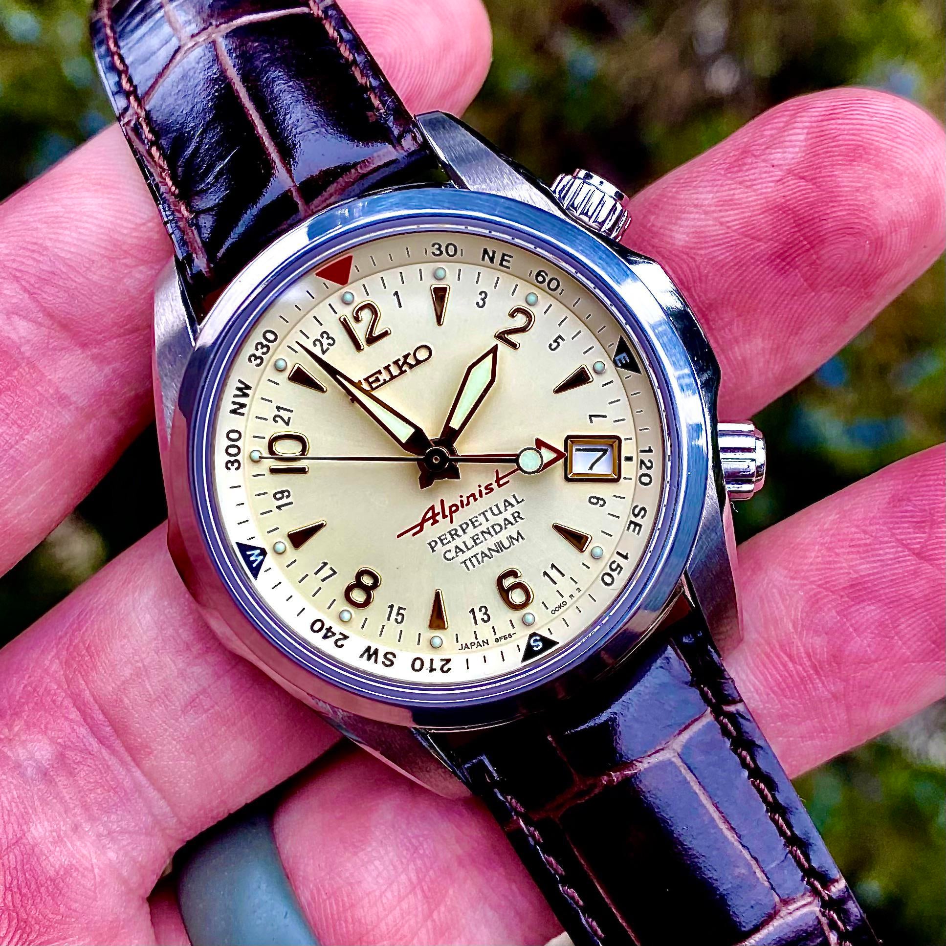 WTS] Seiko Alpinist SBCJ031 - 8f56 - HAQ - Titanium - Perpetual