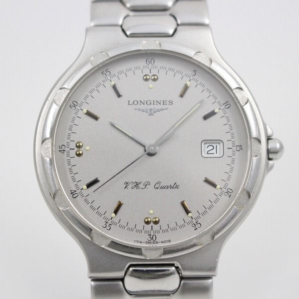 [Used] Longines Conquest VHP Quartz Men's Watch Silver Dial Genuine SS ...