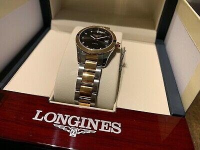 New Ladies 29mm Longines L22855587 Conquest Classic Watch Steel Rose Ful Waranty WatchCharts Marketplace