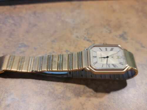 Vintage Designer Maurice Lacroix 80 s Swiss Quartz Date Watch