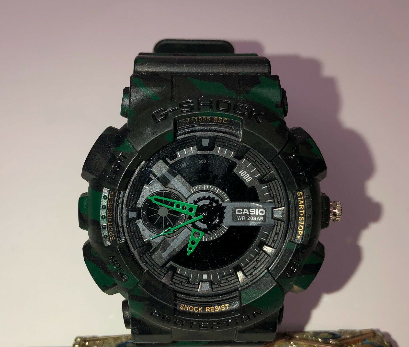 g shock wr20bar green