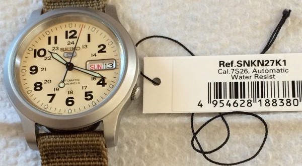 Seiko snkn27k1 sale