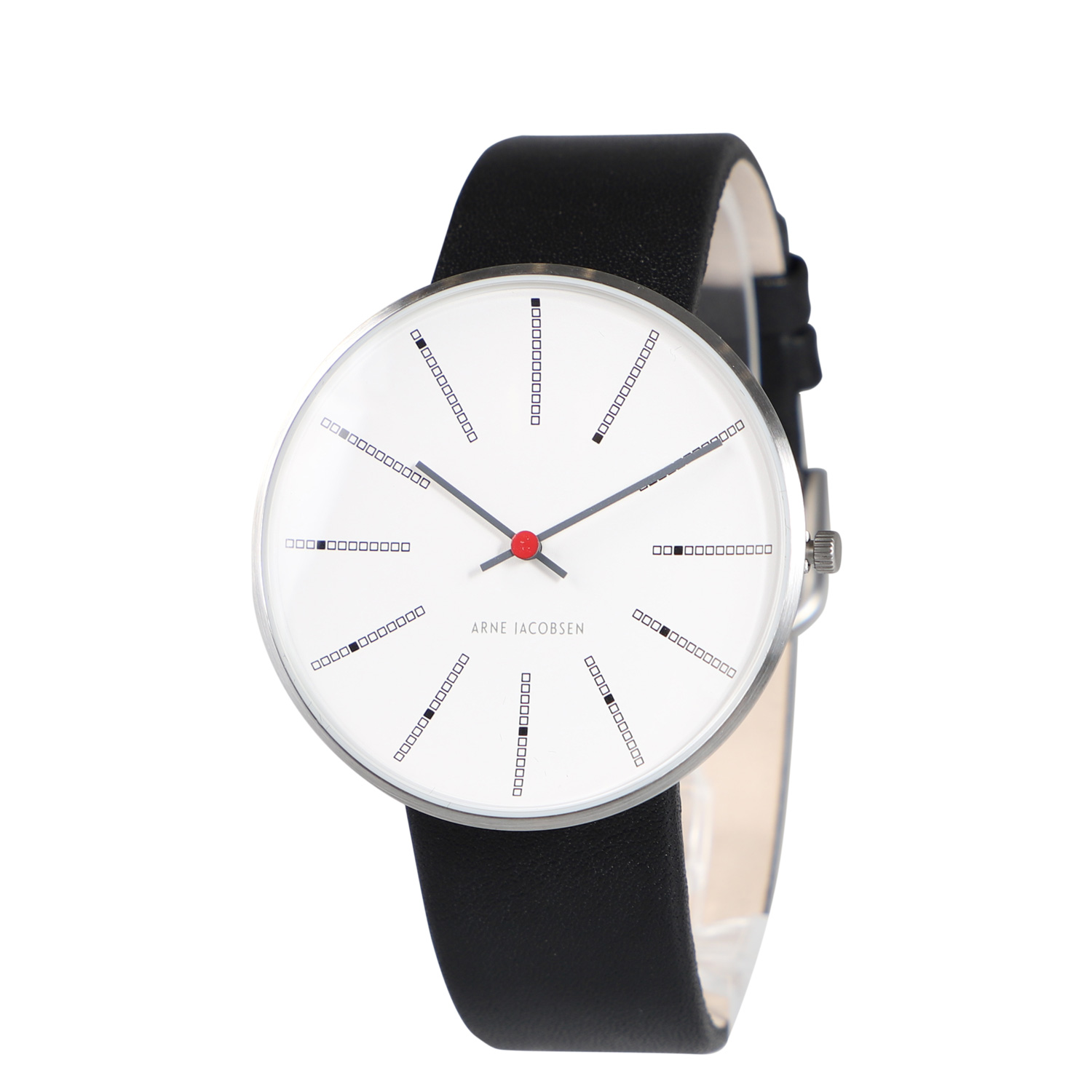 Arne Jacobsen Bankers Watch 34mm Brushed Gold Plated