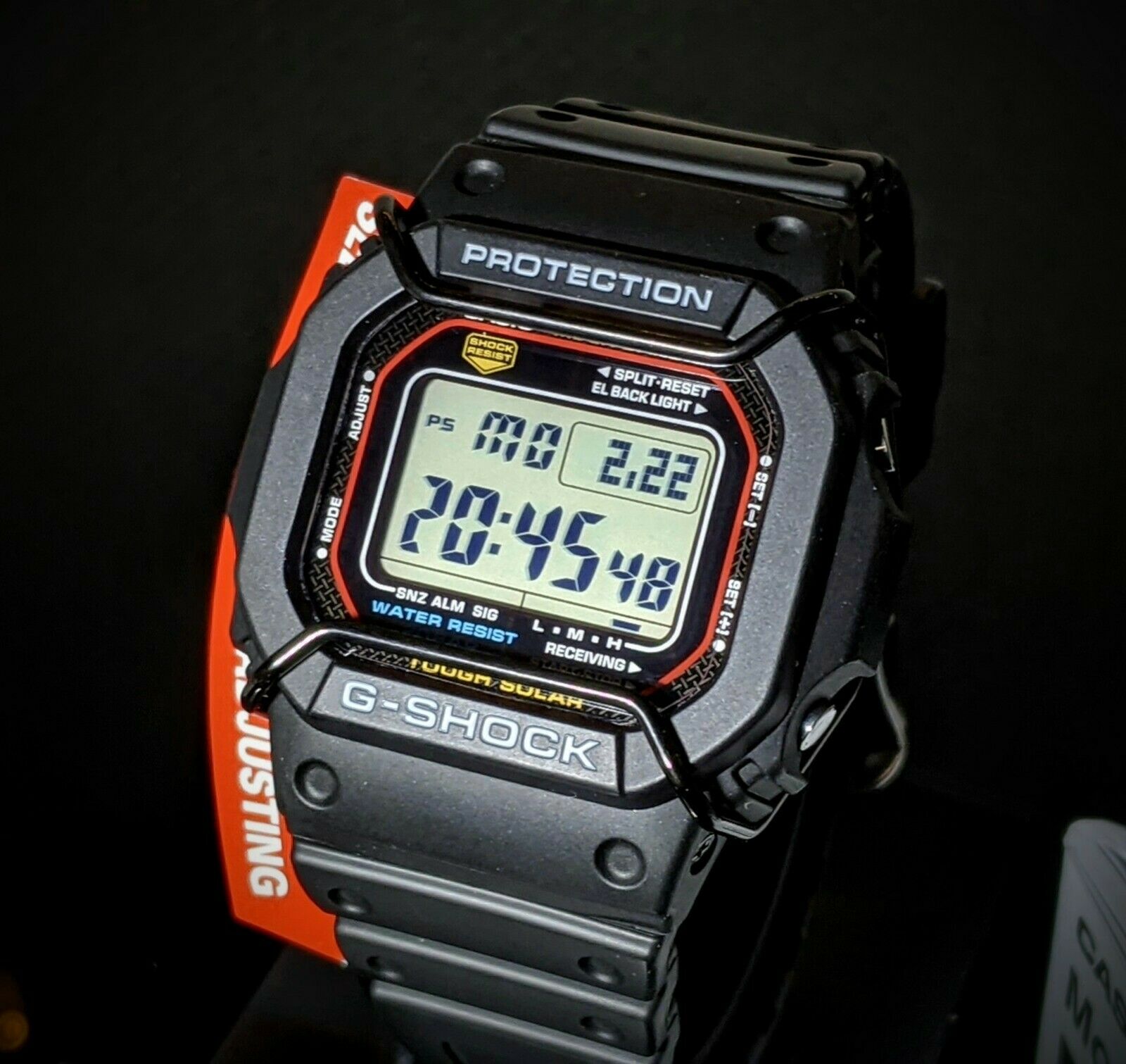 Casio G Shock GWM5610 1 Solar Multiband6 SCREEN PROTECTOR BULLBAR INSTALLED WatchCharts