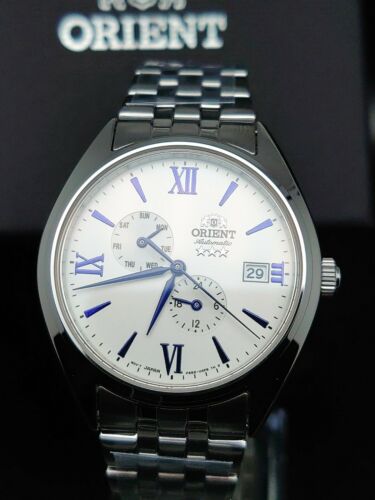 Orient Altair Tri Star White Automatic RA AK0506S10B Men s Watch