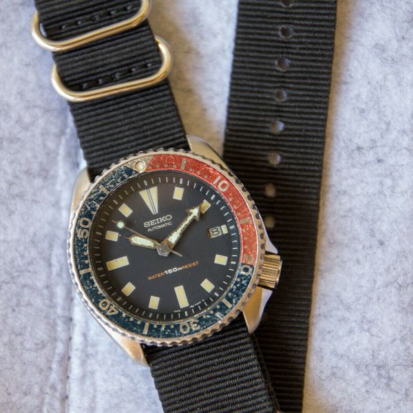 1993 SEIKO 7002-700J PEPSI VINTAGE DIVE WATCH SKX AUTOMATIC ORIGINAL ...