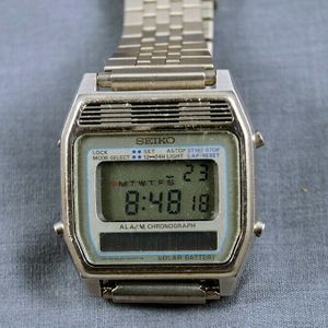 Vintage Seiko A628-5000 Digital Solar LCD Watch | WatchCharts