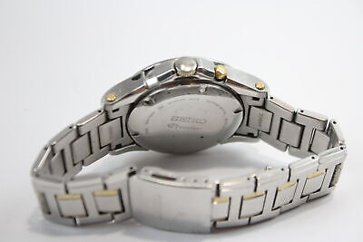 Mens SEIKO Premier Kinetic WRISTWATCH Ref. 5M54-0AA0 Working