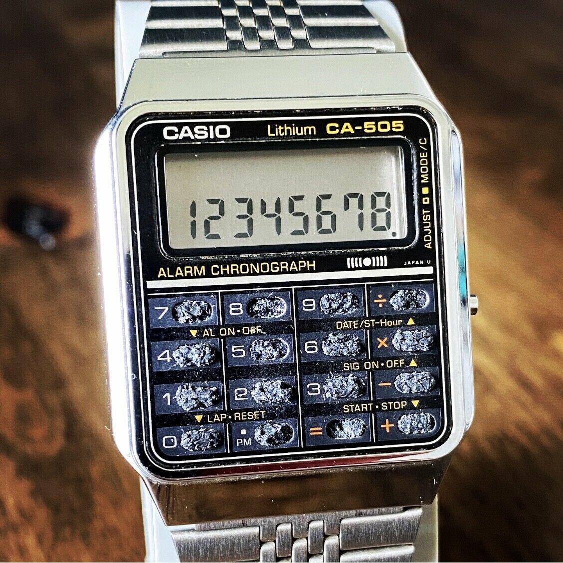 RARE Vintage 1984 Casio CA-505 Digital Calculator Watch Made in Japan  Module 437 | WatchCharts