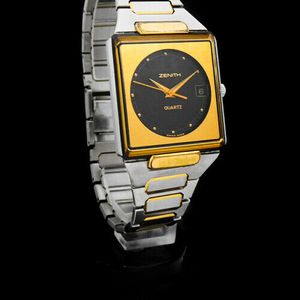 ZENITH EXTRA-FLAT SQUARE SAPPHIRE ZENITH MOVADO 11.6 SURF-STEEL