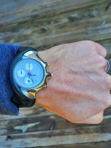 OAKLEY DETONATOR 稼働品 デトネーター クロノグラフ シルバー Oakley Detonator Watch Polished Black SKU: 10-149 | eBay
