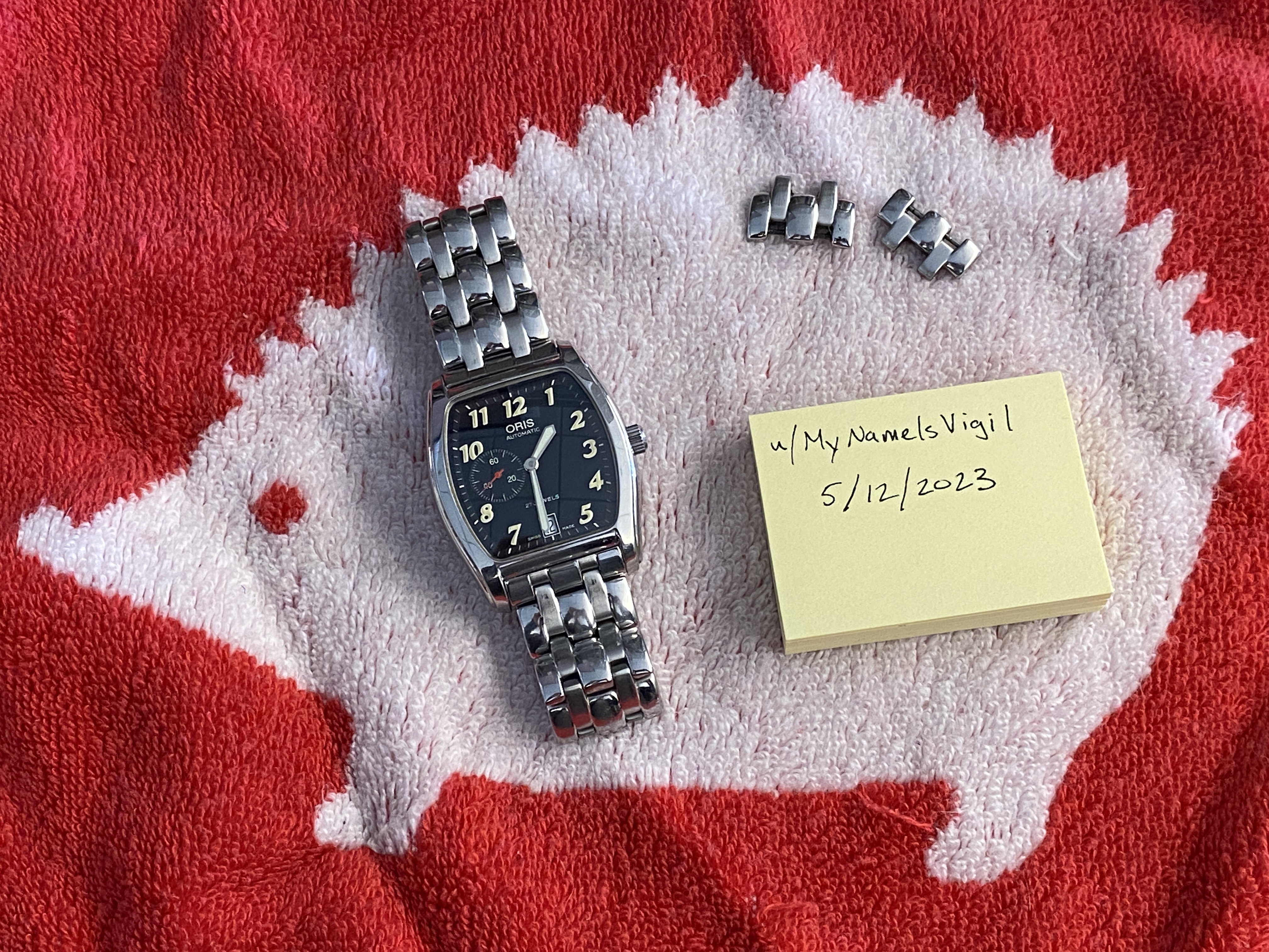 WTS Oris Tonneau 7471 on Original Bracelet WatchCharts Marketplace